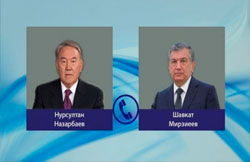 Вопросы сотрудничества обсудили президенты Казахстана и Узбекистана